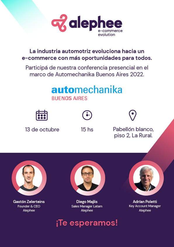 somos_alephee's tweet photo. 📢¡Ya comenzamos el día 3 de Automechanika Buenos Aires ! 

❗No olvides que hoy habrá una charla presencial junto con nuestro equipo a las 15 hs: https://t.co/0aTqYB2OsF

📍Vení a visitarnos en el stand 3A31 del pabellón blanco, salón 2 en el primer piso. https://t.co/IjsJfYTsmv