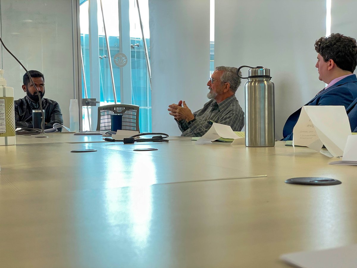 We are fortunate to have professors like Dr. Arun Vishnu Suresh Babu, Dr. Steve Patterson, Dr. Shen-En Chen, and Dr. Saffeer Khan  here at #CLTEngineering as students, and it's even better when they sit in on your Conceptual Design Review!

#CollegiateWind #ForgeTheFuture