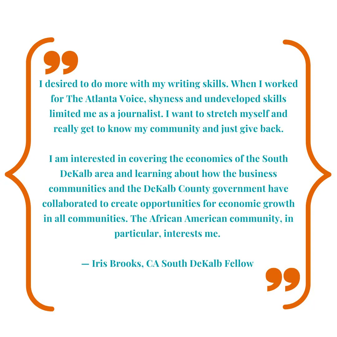canopyatl's tweet photo. Want to know why someone would want to become a Canopy Atlanta Fellow? Hear directly from our newest cohort in South DeKalb! https://t.co/nv6UQm2Y5l