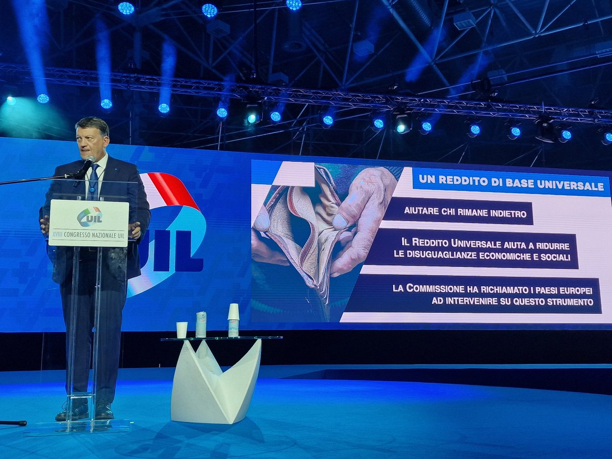 UILofficial's tweet image. #Bombardieri: Se parliamo di solidarietà e di redistribuzione serve un reddito di base universale che aiuti chi rimane indietro, chi non è abile al lavoro o chi, privo di ammortizzatori sociali, può finire sotto la soglia di povertà. @PpBombardieri #piùdirittimenodisuguaglianze