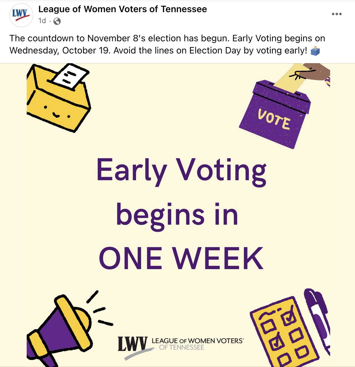 Williamson County League of Women Voters (@lwvwilco) on Twitter photo 