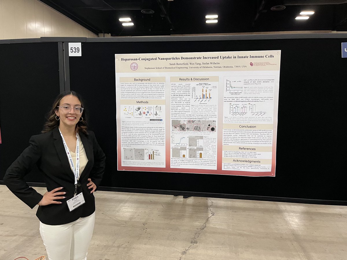 Sarah from Wilhelm Lab @Wilhelm_Lab presented their poster at the #BMES2022 @BMESociety. Congratulations!