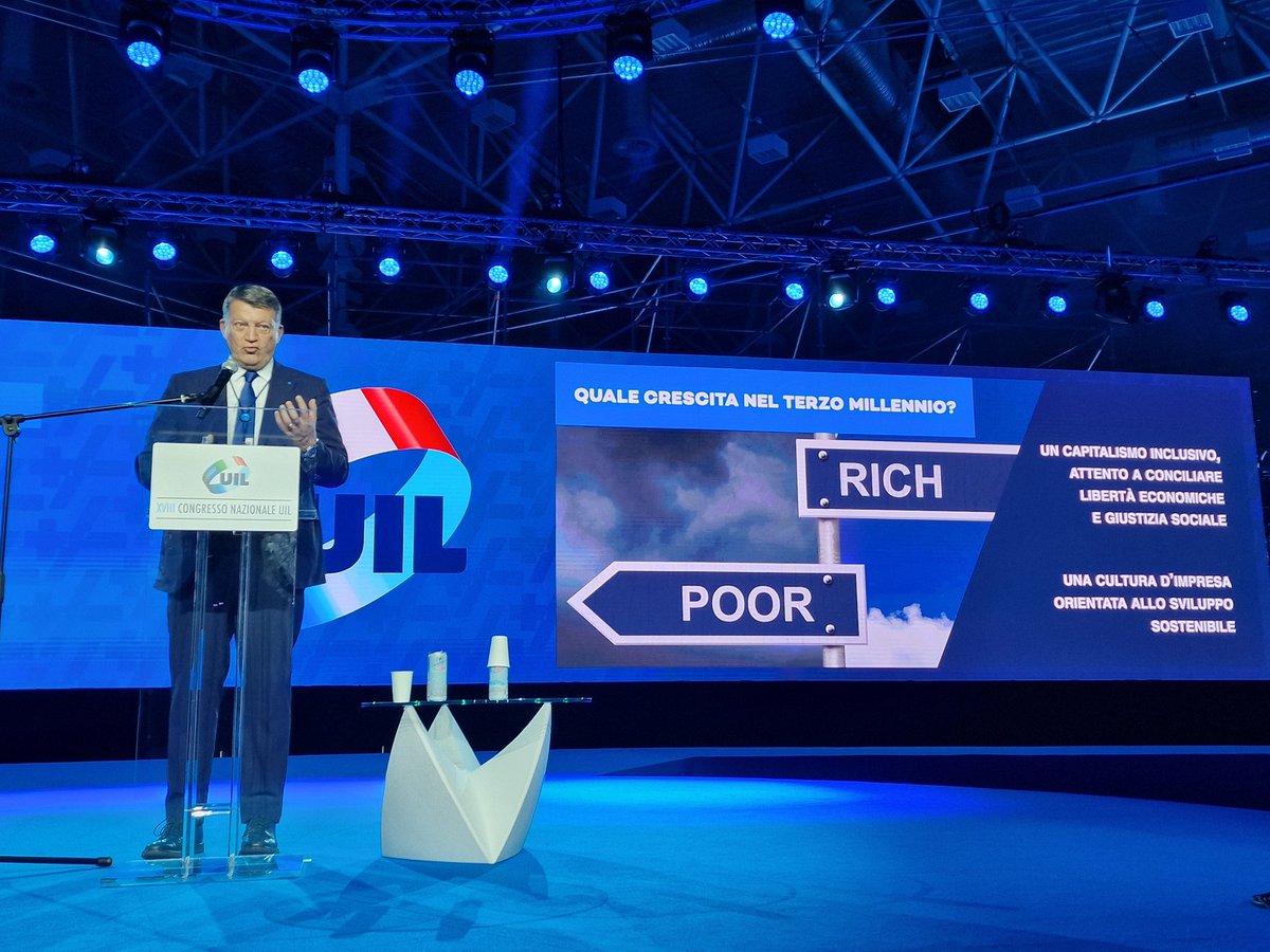 UILofficial's tweet image. #Bombardieri: La crescita non può essere solo economica. Serve una cultura d’impresa in cui si possano conciliare le libertà economiche, giustizia sociale e sviluppo sostenibile. @PpBombardieri #piùdirittimenodisuguaglianze