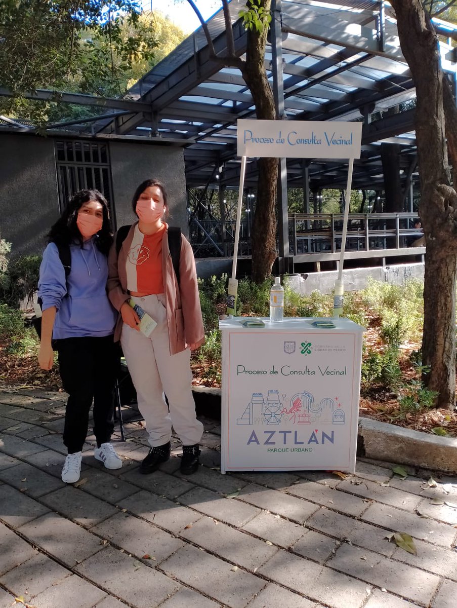 PCV_Aztlan's tweet photo. Buenos días, el día de hoy estaremos brindando información sobre el Parque Urbano Aztlán en el Bosque de Chapultepec hasta las 17:00 h. https://t.co/RD1ZSqsagR