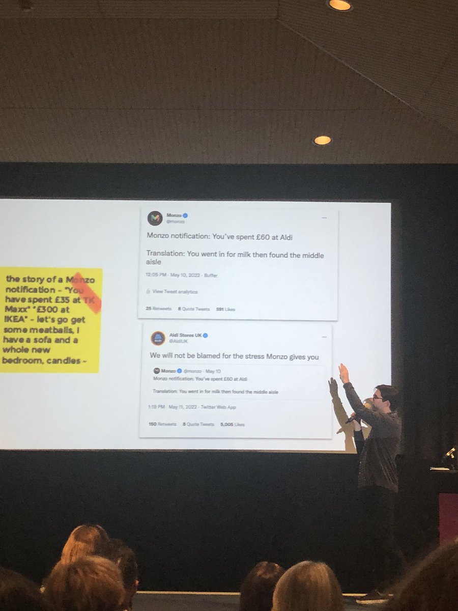 The banter between <a href="/monzo/">Monzo 🏦</a> and <a href="/Aldi/">Aldous Solano</a> 😂 #DigitalGaggle