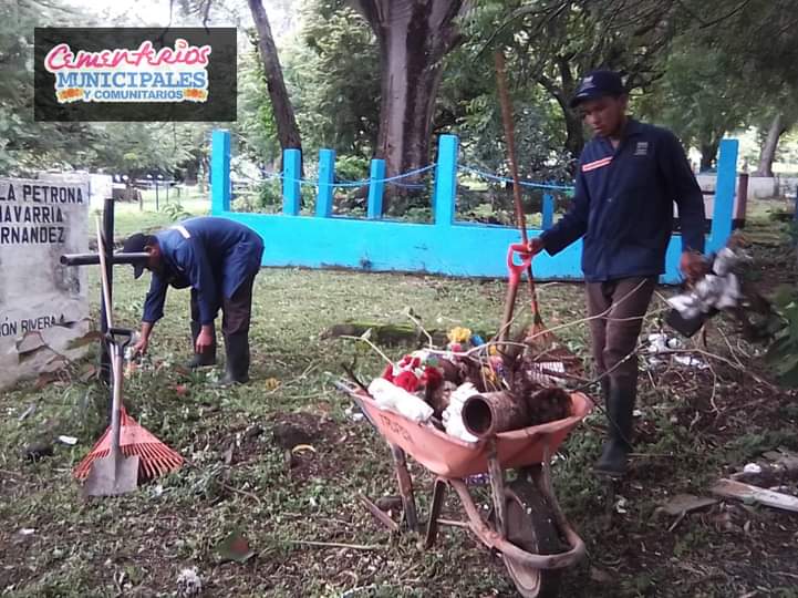 #Nicaragua| La Alcaldía de San Juan del Sur está desarrollando jornadas de limpieza en el cementerio municipal, previo al 2 de noviembre, día de los Fieles Difuntos. 🧹🚮🪦💐

#2022PuebloVictorioso