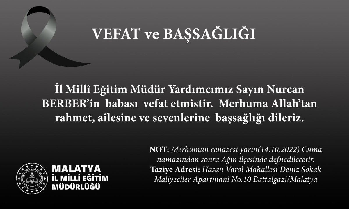 Rahmet ve Dua ile…