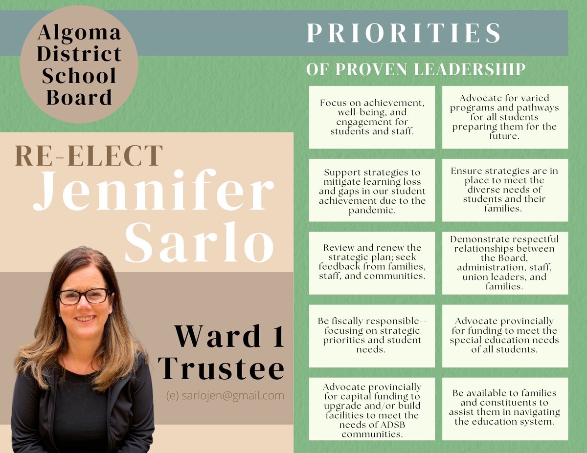 jensarlo's tweet photo. Vote on October 24 for experience and dedication! https://t.co/lTKh8Pqw2T