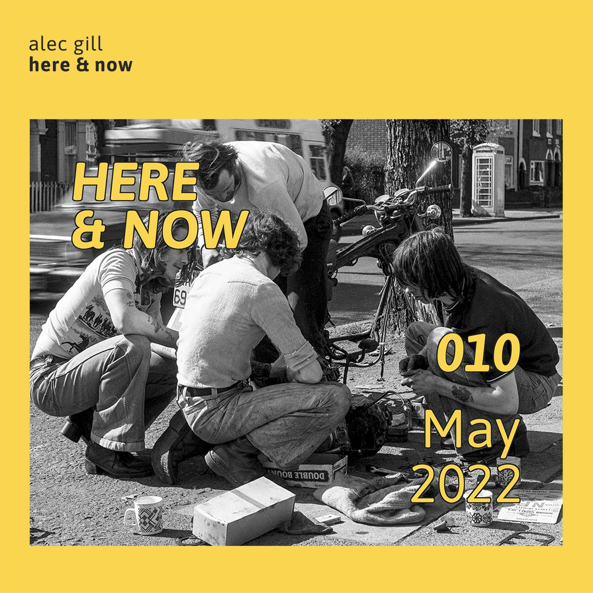 In the first year of Here &amp; Now we've featured 140 artworks by 104 artists in our monthly blogs. Issue 010, cover image by <a href="/AlecGill_HR/">Alec Gill</a> . Thank-you to all the artists who let us feature their work; Here &amp; Now is a celebration of your creativity 💛 

minimalstate.co.uk/blog/here-and-…