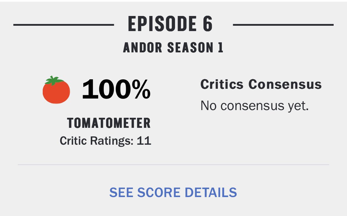 Andor - Rotten Tomatoes