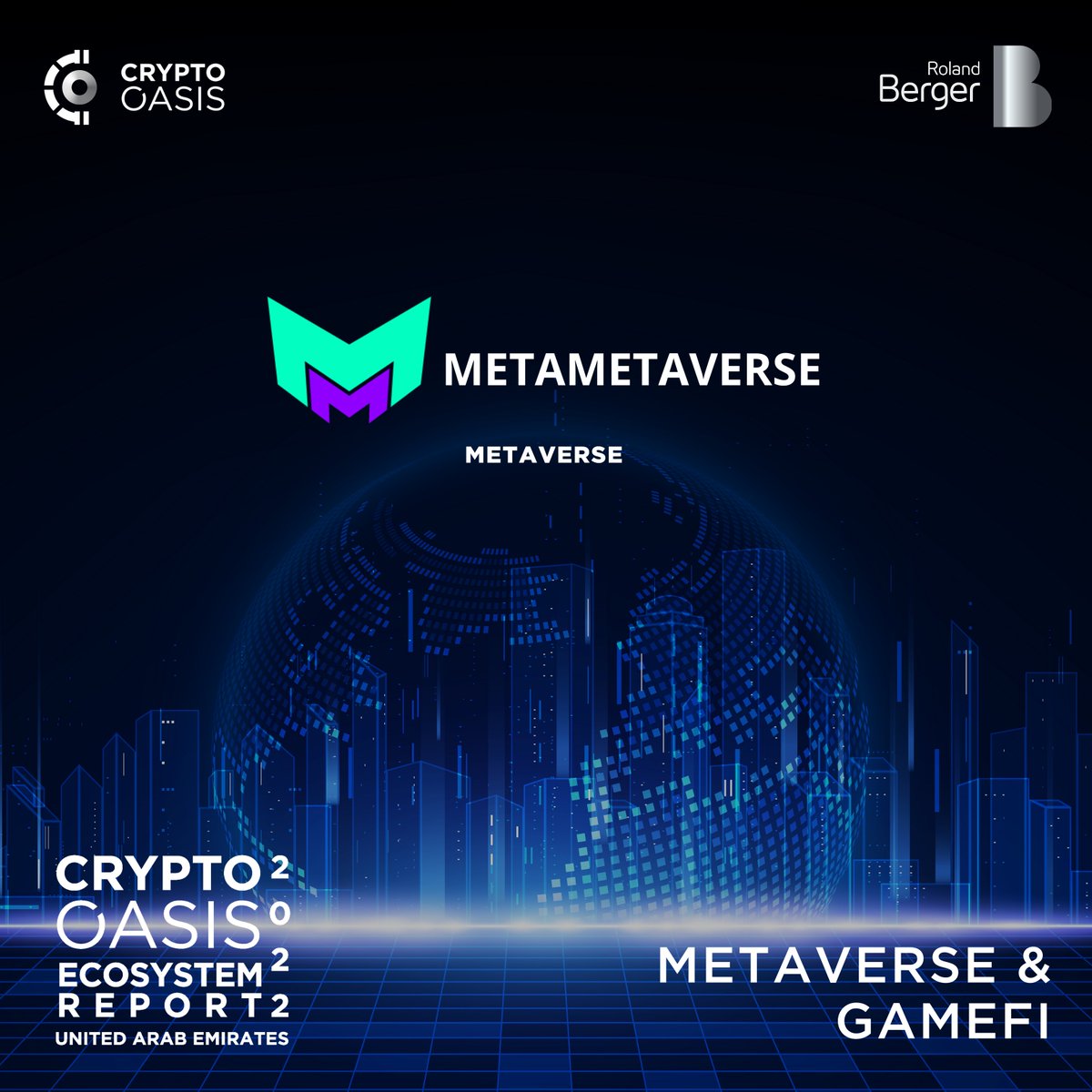 MultiversalMe's tweet photo. The Crypto Oasis Ecosystem Report 2022 for the UAE is now LIVE, and MetaMetaverse is a part of it!
Download your copy here https://t.co/ANk8GIPs24
#CryptoOasis #EcosystemReport https://t.co/QIntIuAXRf