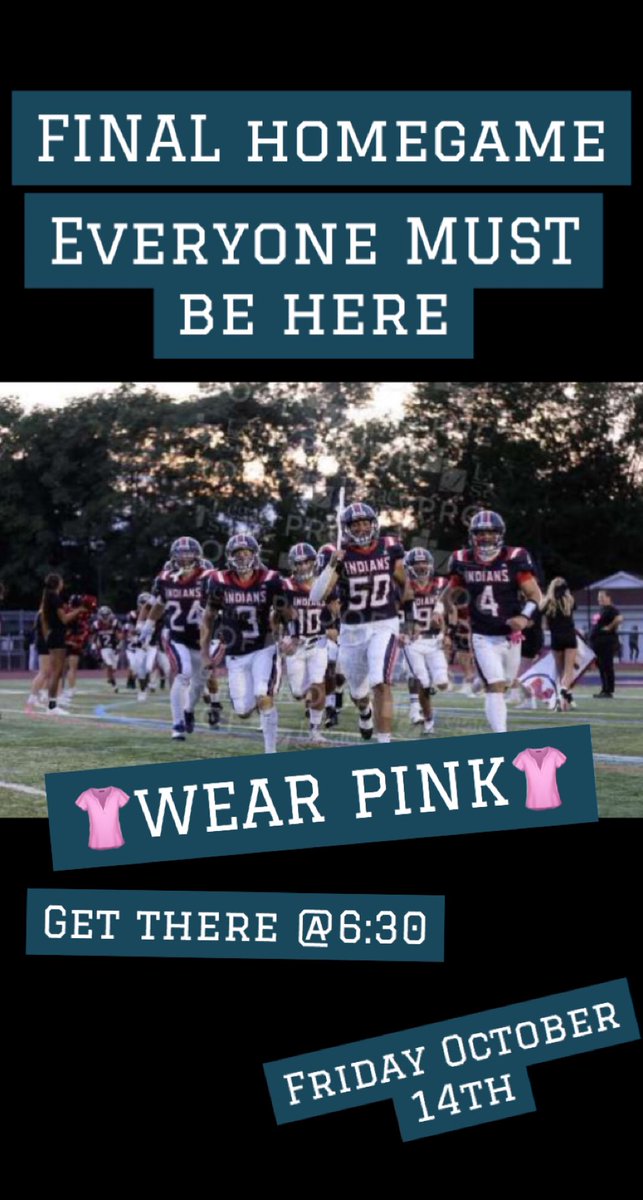HOCO GAME WE NEED BIGGEST CROWD YET, wear pink and come support ketcham football