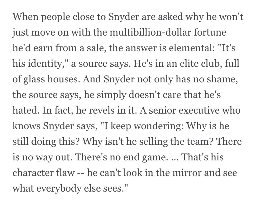 Dusty_Harrah's tweet photo. Dan Snyder is a real life supervillain. https://t.co/l9thVSd3Bh