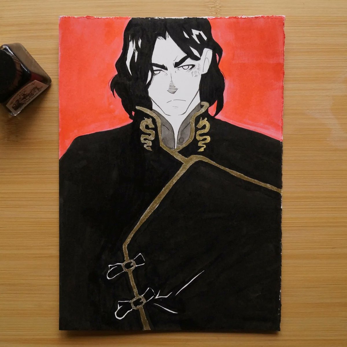 SerenaR_art's tweet photo. Have a false dragon in this fine WoTober day 13 🔥

#wheeloftime #logain #twitteroftime https://t.co/p35zn1xehV