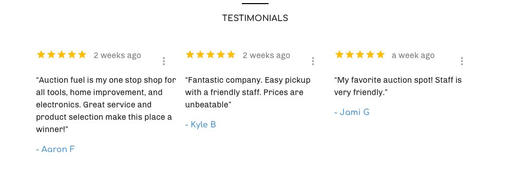 AuctionFuel's tweet photo. We value our customers and appreciate the feedback. Thank you for your continued business. https://t.co/rEjbVuQwZE