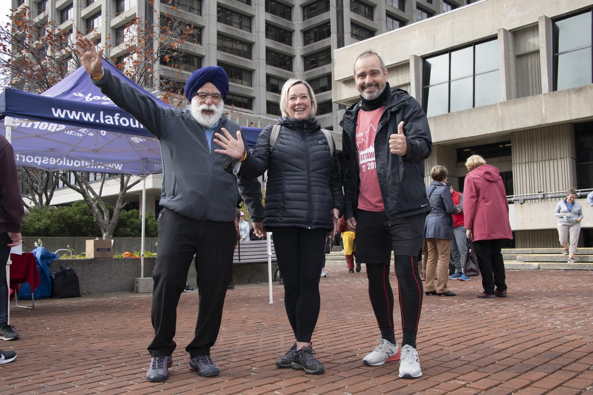 Vraiment super de voir plus de 350 collègues de SPAC lors du défi Marche Cours Roule de la Campagne de charité des employés.  #igive #jedonne #merci