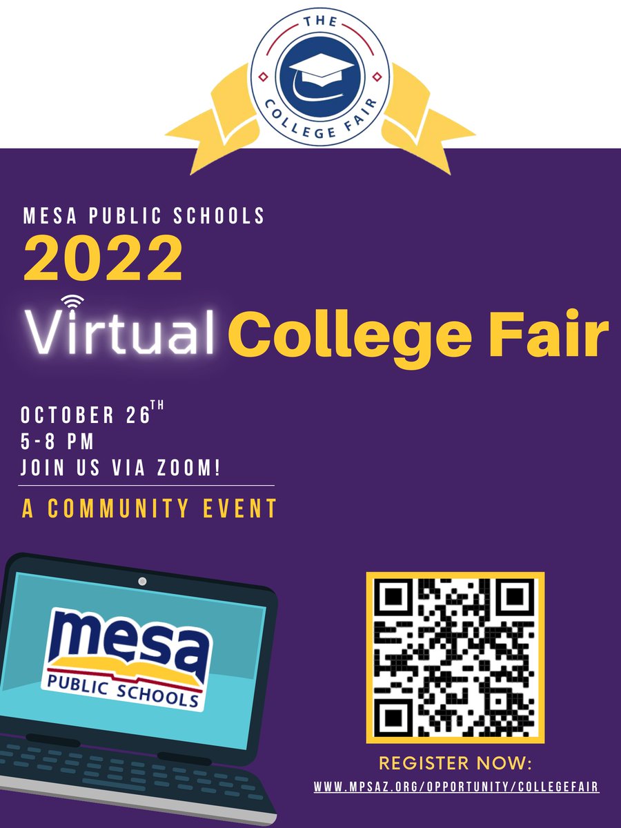 MesaSucceed (@mesasucceed) on Twitter photo ⓎⒺⓈ, we are having an in-person college fair, but do you also want to join <a href="/mpsaz/">Mesa Public Schools</a> for a Virtual College Fair? You can learn about several in-state and out-of-state colleges from the comfort of your own home! Find out more and register here: mpsaz.org/opportunity/co… #mpsachieve ⓎⒺⓈ, we are having an in-person college fair, but do you also want to join <a href="/mpsaz/">Mesa Public Schools</a> for a Virtual College Fair? You can learn about several in-state and out-of-state colleges from the comfort of your own home! Find out more and register here: mpsaz.org/opportunity/co… #mpsachieve