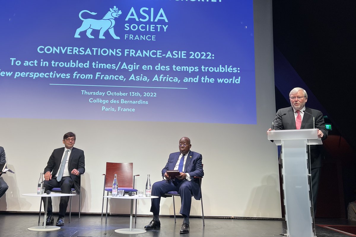 Office of Kevin Rudd, 26th PM of Australia (@mrkrudd) on Twitter photo Today, <a href="/AsiaSociety/">Asia Society</a> launched its newest centre: <a href="/AsiaSocietyFR/">Asia Society France</a> in Paris. Our 15th global office, first in the EU & alongside our centre in Zurich, will serve as a bridge between Europe & Asia. Merci to <a href="/SergeDumontCN/">Serge Dumont</a> <a href="/duncanclark/">Duncan Clark</a> <a href="/thierryporte_/">Thierry Porté</a> & <a href="/Fritz_boy/">Fritz Demopoulos</a> for their leadership. Today, <a href="/AsiaSociety/">Asia Society</a> launched its newest centre: <a href="/AsiaSocietyFR/">Asia Society France</a> in Paris. Our 15th global office, first in the EU & alongside our centre in Zurich, will serve as a bridge between Europe & Asia. Merci to <a href="/SergeDumontCN/">Serge Dumont</a> <a href="/duncanclark/">Duncan Clark</a> <a href="/thierryporte_/">Thierry Porté</a> & <a href="/Fritz_boy/">Fritz Demopoulos</a> for their leadership.