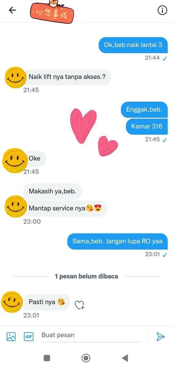 SbyRini's tweet photo. Makasih,beb. Sudah isi slot nya. Jangan lupa RO rini lagi ya. 💋😘
#surabayabo #RealBO #cewekBO #bispaksurabaya #RealAccount #cewekbookingan https://t.co/f1ZNwHi7Fx