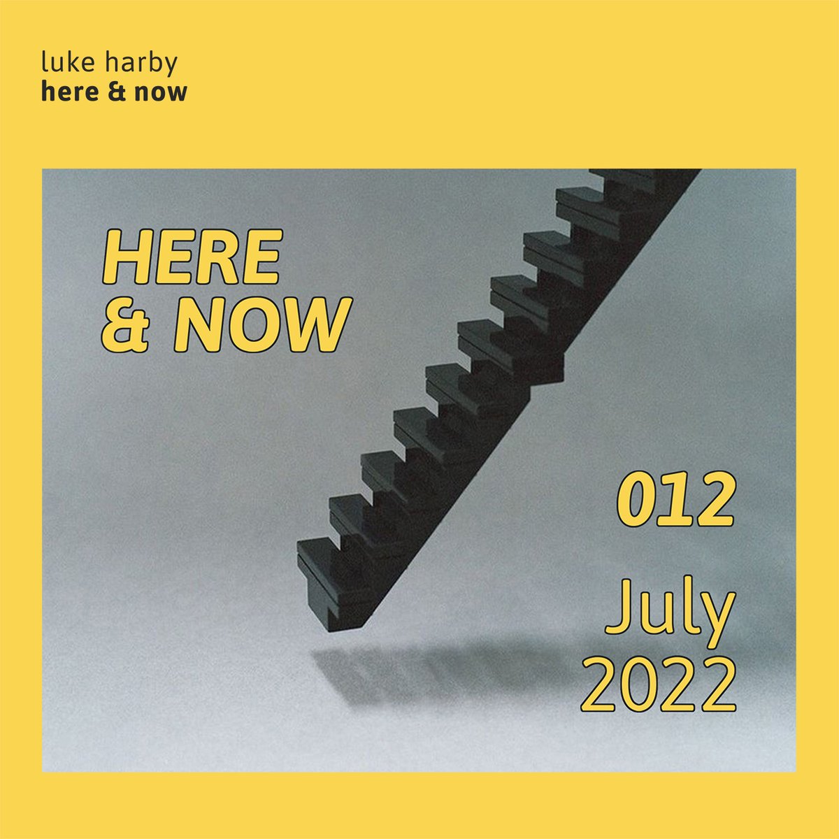 In the first year of Here &amp; Now we've featured 140 artworks by 104 artists in our monthly blogs. Issue 012, cover image by Luke Harby. Thank-you to all the artists who let us feature their work; Here &amp; Now is a celebration of your creativity 💛 

minimalstate.co.uk/blog/here-and-…