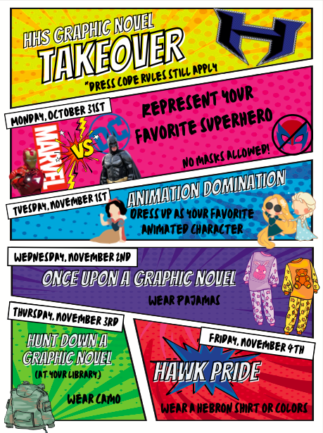 Hebron 9 Library (@h9library) on Twitter photo Are you ready for a Graphic Novel/Manga Takeover? There's one coming to <a href="/hebron9th/">Hebron 9th Campus</a> and <a href="/Hebron_HS/">Hebron High School</a> and we're getting excited! We hope to see you in our libraries for all the fun! <a href="/whiteleyreads/">Shannon Whiteley</a> Are you ready for a Graphic Novel/Manga Takeover? There's one coming to <a href="/hebron9th/">Hebron 9th Campus</a> and <a href="/Hebron_HS/">Hebron High School</a> and we're getting excited! We hope to see you in our libraries for all the fun! <a href="/whiteleyreads/">Shannon Whiteley</a>