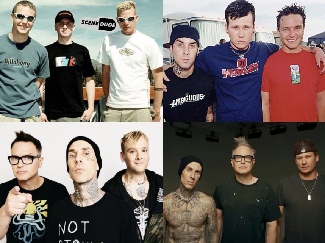 thescenedude's tweet photo. The evolution of blink-182. https://t.co/Mynvpr7UEq
