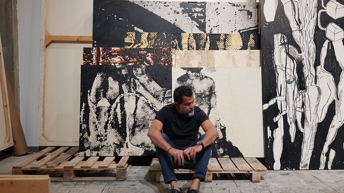 ObaidiStudio's tweet photo. 21st October 2022
Saleh Barakat Gallery - Lebanon

::: https://t.co/zkMbVs5kyF :::

————
#WhateverHappened #obaidiart #minimal #art #exhibition #lebanon #salehbarakat #contemporary #handmade #exclusive #authentic #design #mahmoudobaidi #painting #abstract #canvas #qatar #arabian https://t.co/3IJXH75SCU