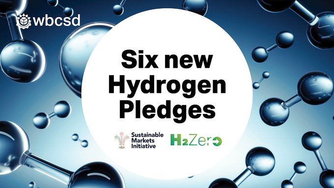 Great to see 6 more pledges from biz committing to drive growth in the supply and support of #hydrogen, as part of the #h2zero initiative and building on commitments made at COP26, in collaboration with <a href="/TheSMI/">The Sustainable Markets Initiative</a>. Learn more here: bit.ly/3s7KVQF