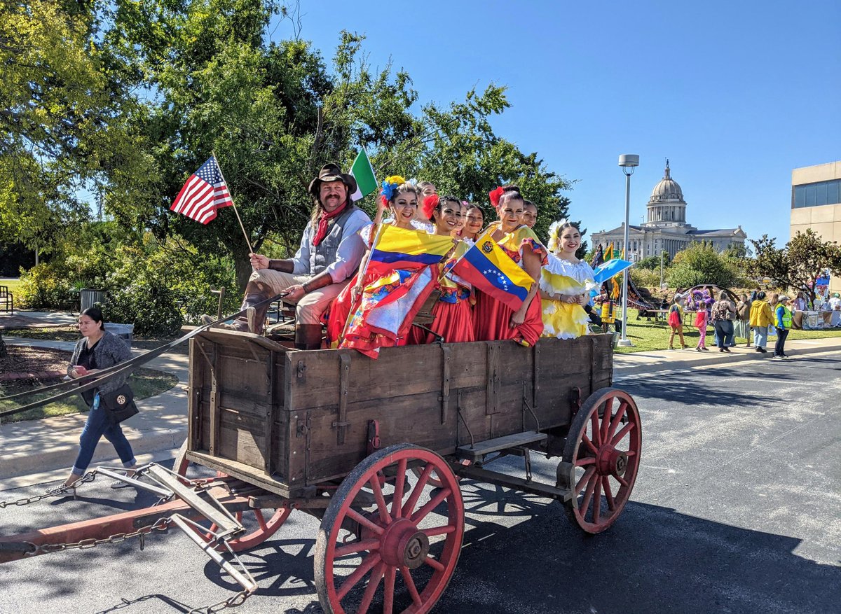 okhistory's tweet photo. Don’t forget! The Oklahoma Folklife Festival is happening this Saturday, October 15, at the OK History Center in OKC.
⏰  10am to 3pm – Join us for dance performances, live music, hands-on activities, exhibitions, crafts, food, &amp; much more!

Sponsored in part by @InasmuchFdn https://t.co/ZNxswgL40t