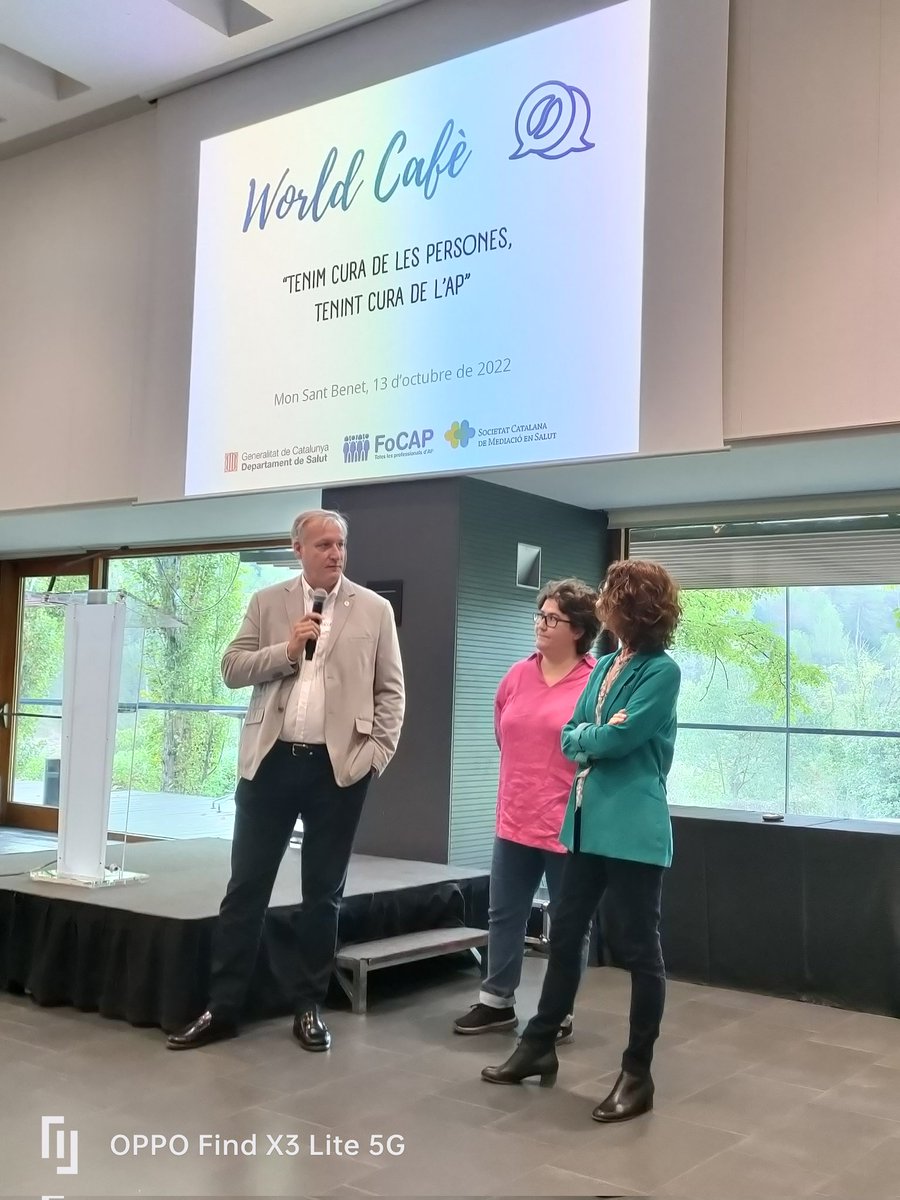 Avui hem tancat el procés participatiu "Tenim cura de les persones, tenint cura de l'AP" amb un World Café. La inauguració de la jornada ha estat en mans de <a href="/Carles_GR/">C. Garcia Roqueta ⚖️ 💚</a> (<a href="/MEDIACIOENSALUT/">SCMS</a>), <a href="/Meritxell_SA/">Meritxell Sánchez-Amat</a> (<a href="/_FoCAP_/">FoCAP</a>) i <a href="/AinaPlaza/">Aina Plaza</a> (<a href="/salutcat/">Salut</a>). Enorme feina feta x tothom!!! 🙏