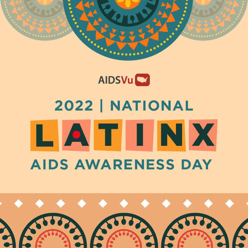 AIDSVu's tweet photo. October 15 is National Latinx AIDS Awareness Day (#NLAAD), a day to shed light on the disproportionate impact that #HIV has had on #Hispanic and #Latinx Americans. Explore AIDSVu’s new Deeper Look today: https://t.co/fXdpnac240 https://t.co/WlsLR90azE