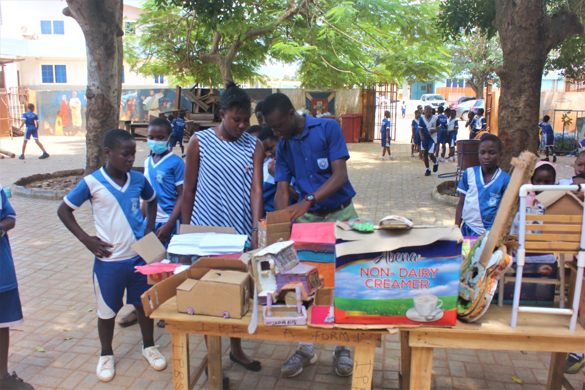 vtfprogramme's tweet photo. TVET Awareness Creation Program was organized for One Hundred and Twenty three (123) students of Immanuel Presby Basic School at Madina. https://t.co/oHIj6YLl0b