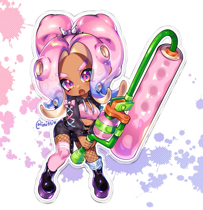 for  I'll never get tired of drawing splatoon characters,,, 