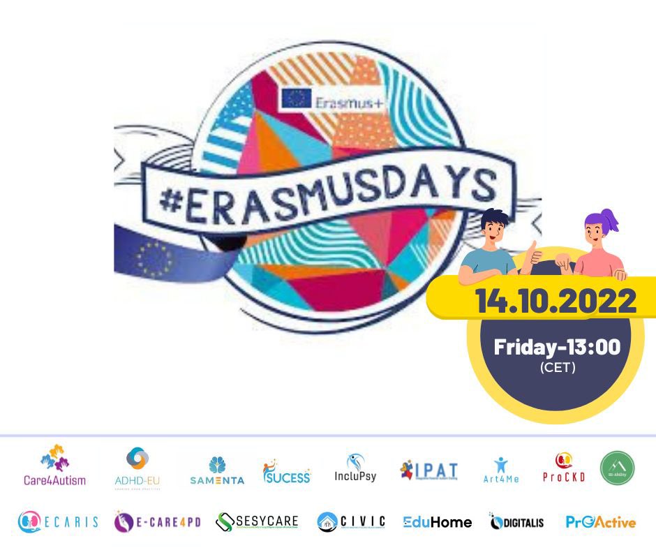 🇪🇺We are attending tomorrow a virtual event on the occasion of #ErasmusDays 2022!🇪🇺