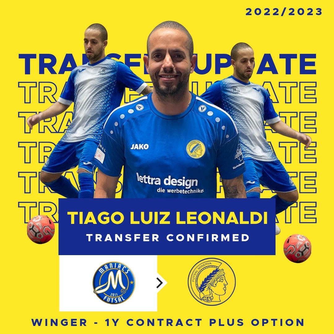 💥 #TRANSFERNEWS: Futsal Minerva gibt hiermit die Verpflichtung von Tiago Luiz Leonaldi <a href="/leonaldi10/">leonaldi</a> bekannt.

WELCOME TO MINERVA, LEONALDI 💙

#transfer #transfernews #futsal  #swissfutsal #futsalminerva #swissfutsalpremierleague #MutStolzLeidenschaft