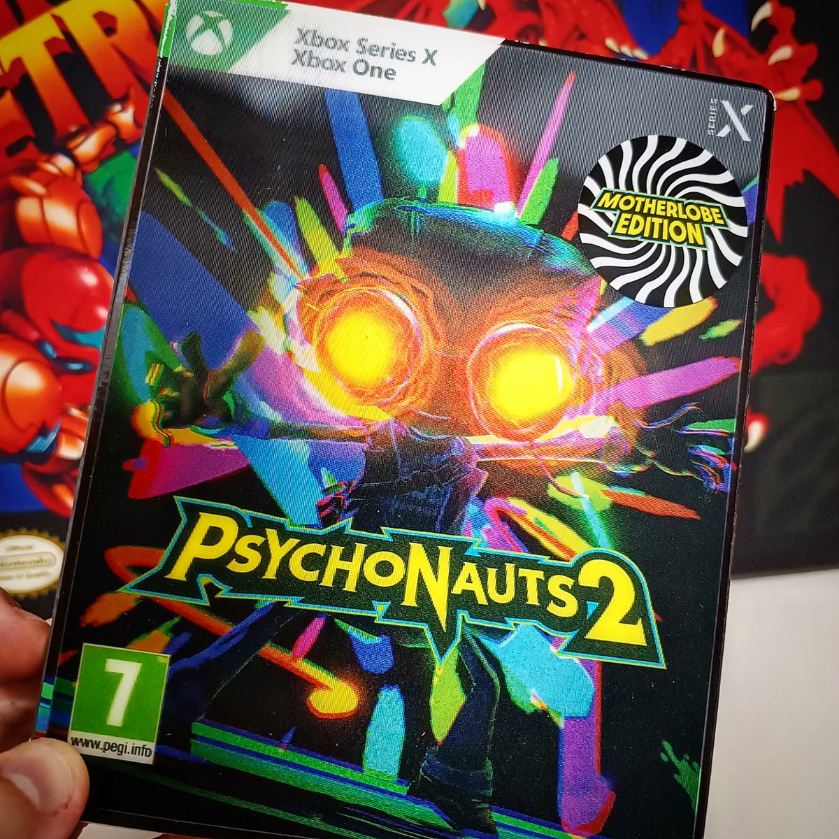 Slave1_BF's tweet photo. Y con el cafe d la tarde Llego la edición buena de Psychonauts 2 en Xbox Series X
Uno de los mejores juegos de los ultimos años un Gotyjuego!!
👏🏻👏🏻😁
#SeriesX
#XboxSeriesX
#Xbox
#doublefine
#psychonauts2
#Psyconauts
#videojuegos🎮
#Videogame
#Videojuego
#Videogames
#GamePass https://t.co/9PBrmsjOQn