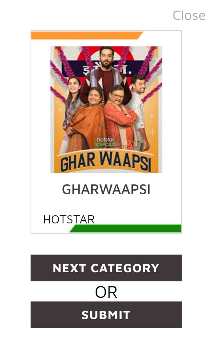 Woohooo #VishalVashishtha & #GharWaapsiOnHotstar have been nominated for the ITA Awards 💯❤

Go vote: ita2022.indiantelevisionacademy.com/#

#ShekharDwivedi #DiceGharWaapsi #GharWaapsi #VVKiToli