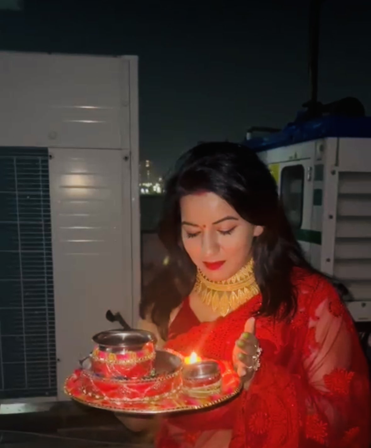 kriti-mishra-on-twitter-wishing-all-the-ladies-on-this-auspicious-day