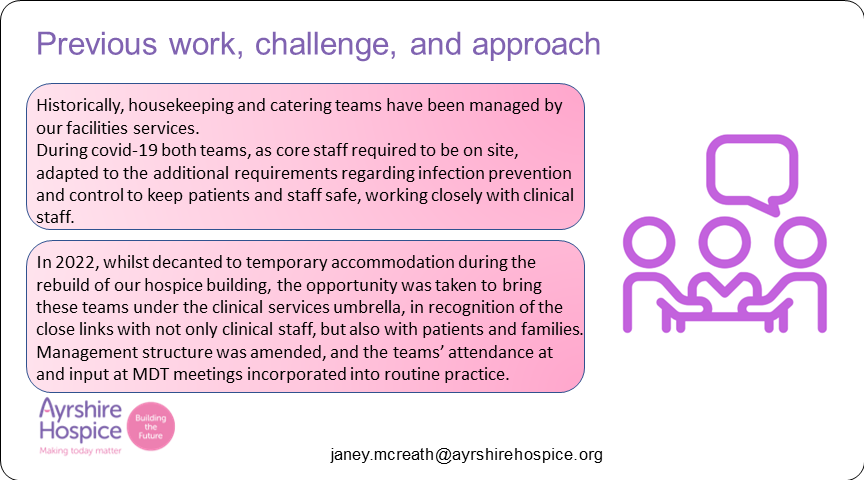 Palliative_Scot's tweet photo. The last but not least poster!! Number 55 #SPPCPosterParade22 Working as a true multi-disciplinary team @AyrshireHospice https://t.co/3dkkrJ5LJa