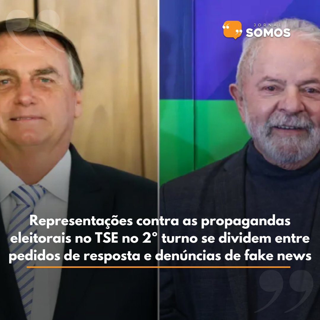JornalSomos's tweet image. Representações contra as propagandas eleitorais no TSE no 2º turno se dividem entre pedidos de resposta e denúncias de fake news

jornalsomos.com.br/brasil/detalhe…

#representações #propagandas #eleitorais #tse #turno #fakenews #denuncias