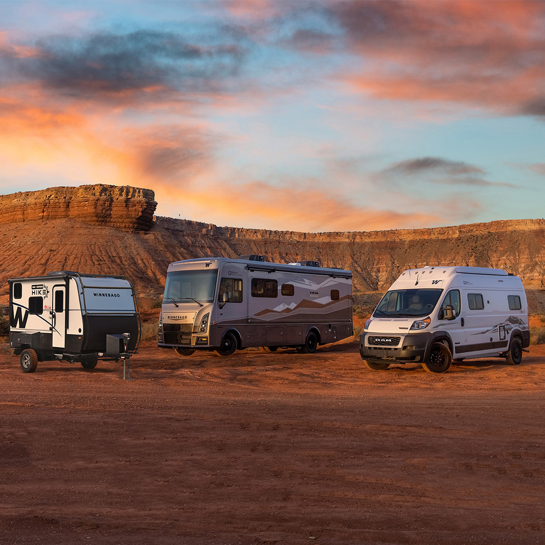 We’re bringing you a whole new way to shop for your new Winnebago! Some of the features include easy access to closest dealers near you, live dealer inventory, and online trade-in value estimates. Learn more: bit.ly/3T0Ignu