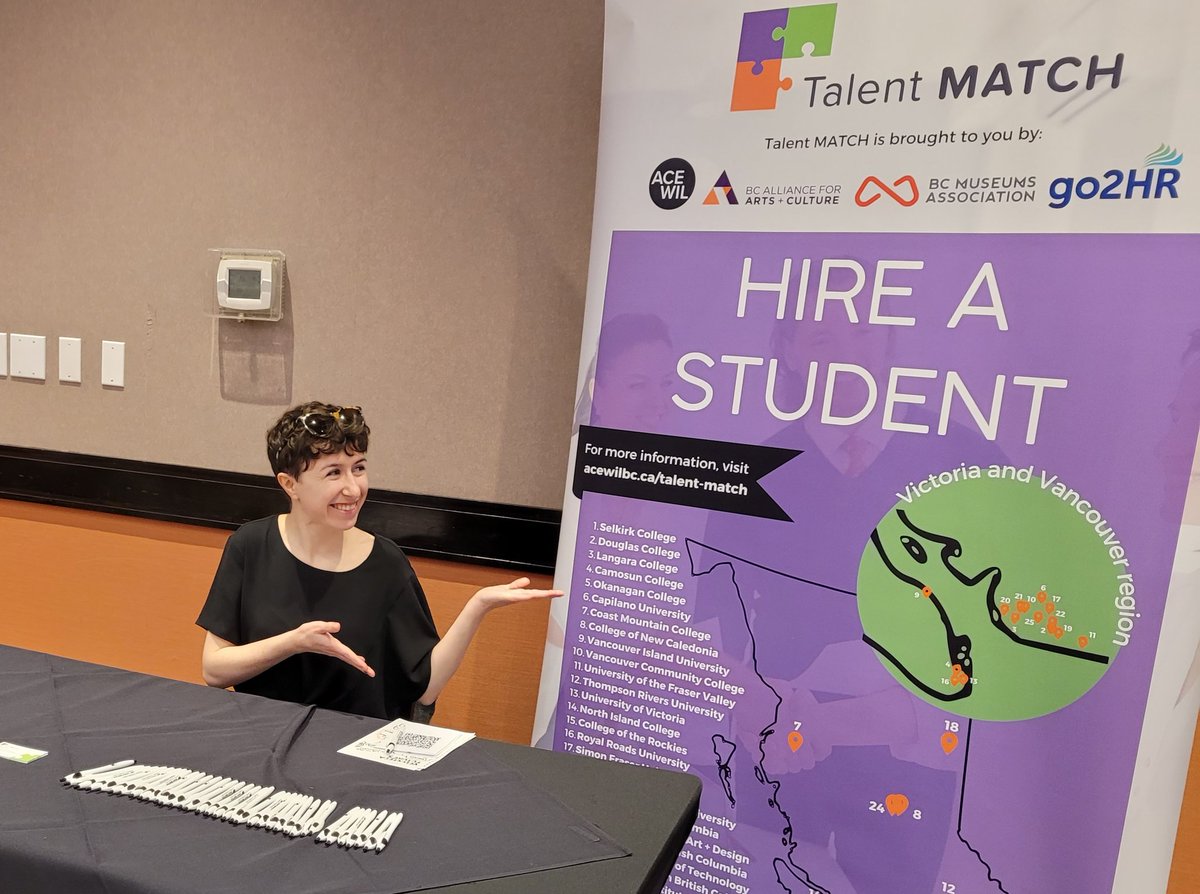 Attending #volunteerfutures with <a href="/volunteerbc/">Volunteer BC</a>? Come visit me! ACEWIL BC/Yukon has great free resources on the student hiring process. #TalentMATCH #Talent4NonProfits