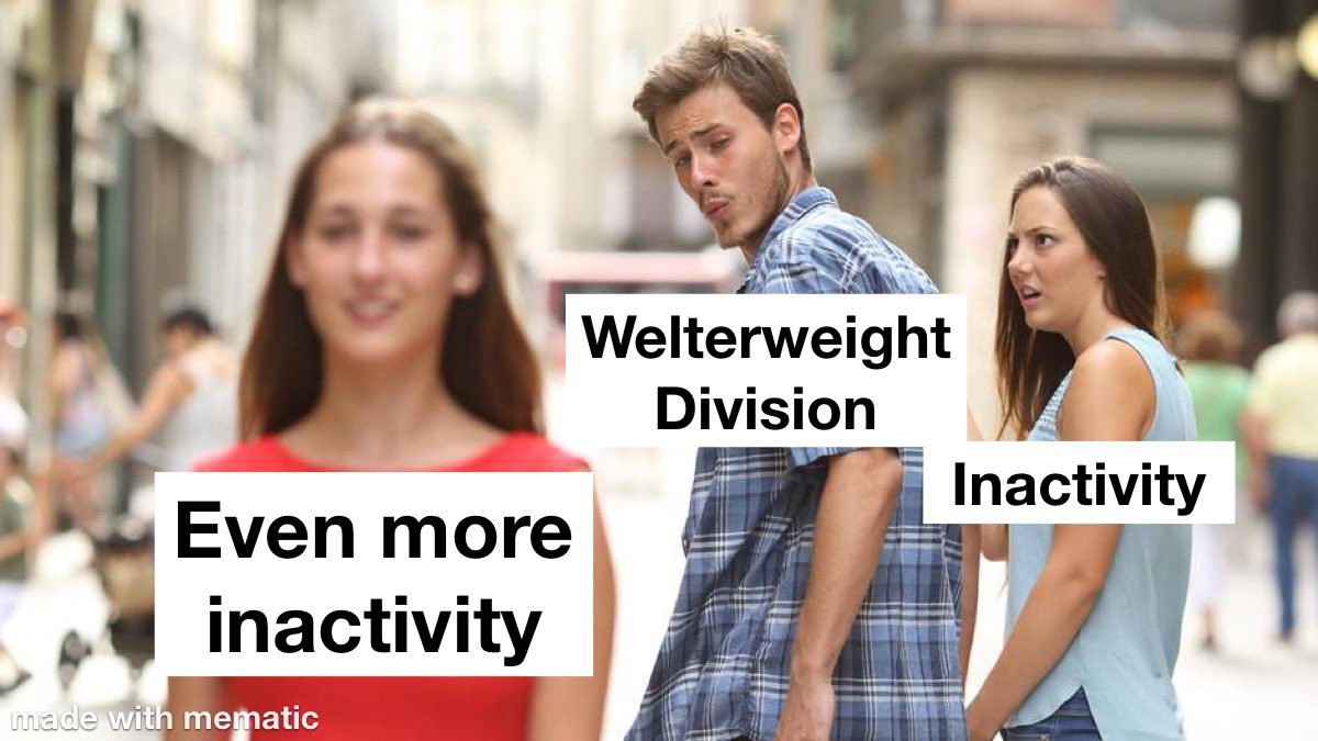 Find someone who loves you the way these current welter-waits love not fighting.