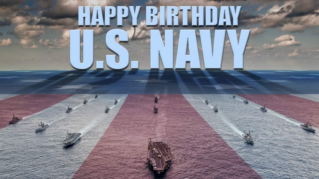 Happy 247 birthday <a href="/USNavy/">U.S. Navy</a>!

For over 270 years, our nation's naval capability has always been ready by sea &amp; by air. Thank you for your #bravery &amp; #service!