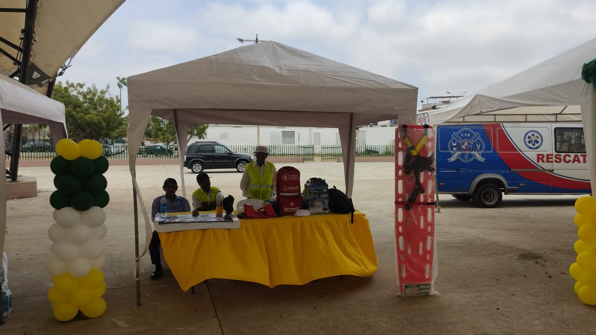 CIP_RRD_ESPOL's tweet photo. @CIP_RRD_ESPOL participando en la Casa Abierta de @MuniSamborondon acompañados también del #CCGR del #RecintoQuevedo celebrando el #IDRRDay @JoseAsencioEc @Riesgos_Ec @WFP_Ecuador @UNDRR_Americas https://t.co/xY9xjMGVRI