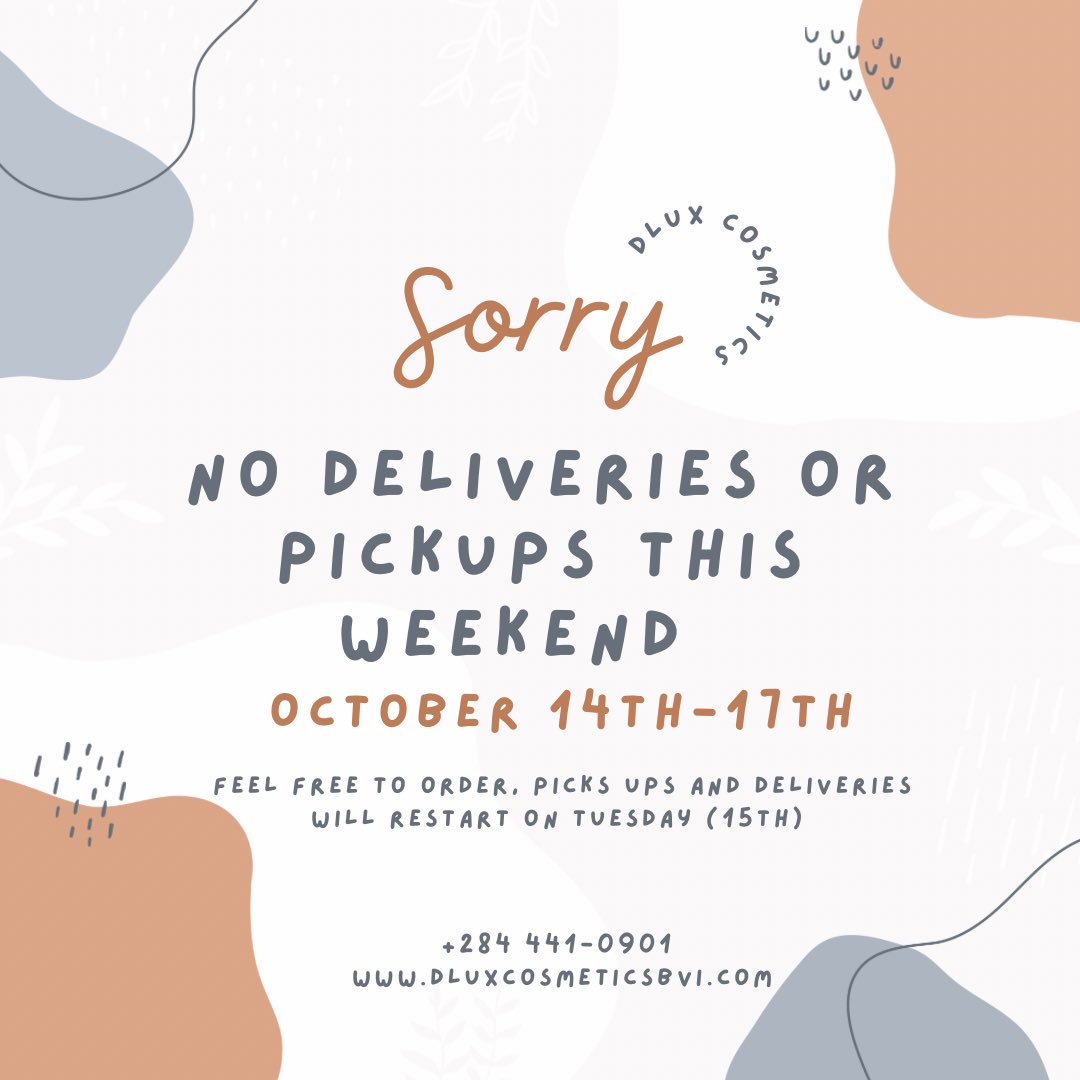 dluxcosmetics's tweet photo. FYI: But still feel free to get your orders in. 
https://t.co/HhkuGTibuw https://t.co/zacmp2zvdp