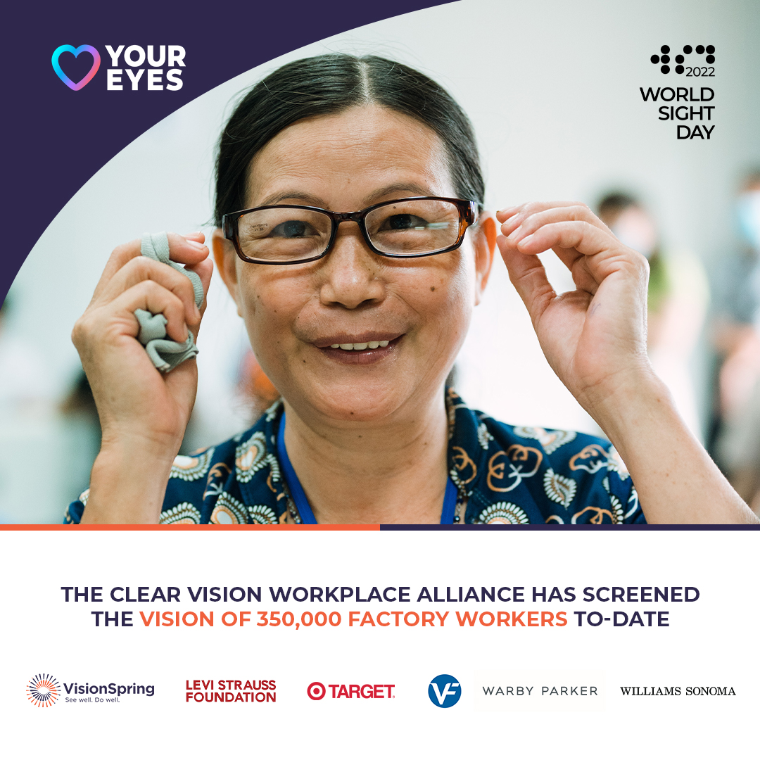 Levi Strauss Foundation (@levistraussfdn) on Twitter photo Today is World Sight Day. We're proud to be a Clear Vision Alliance Member and to support <a href="/VisionSpring/">VisionSpring</a>
#WorldSightDay Today is World Sight Day. We're proud to be a Clear Vision Alliance Member and to support <a href="/VisionSpring/">VisionSpring</a>
#WorldSightDay
