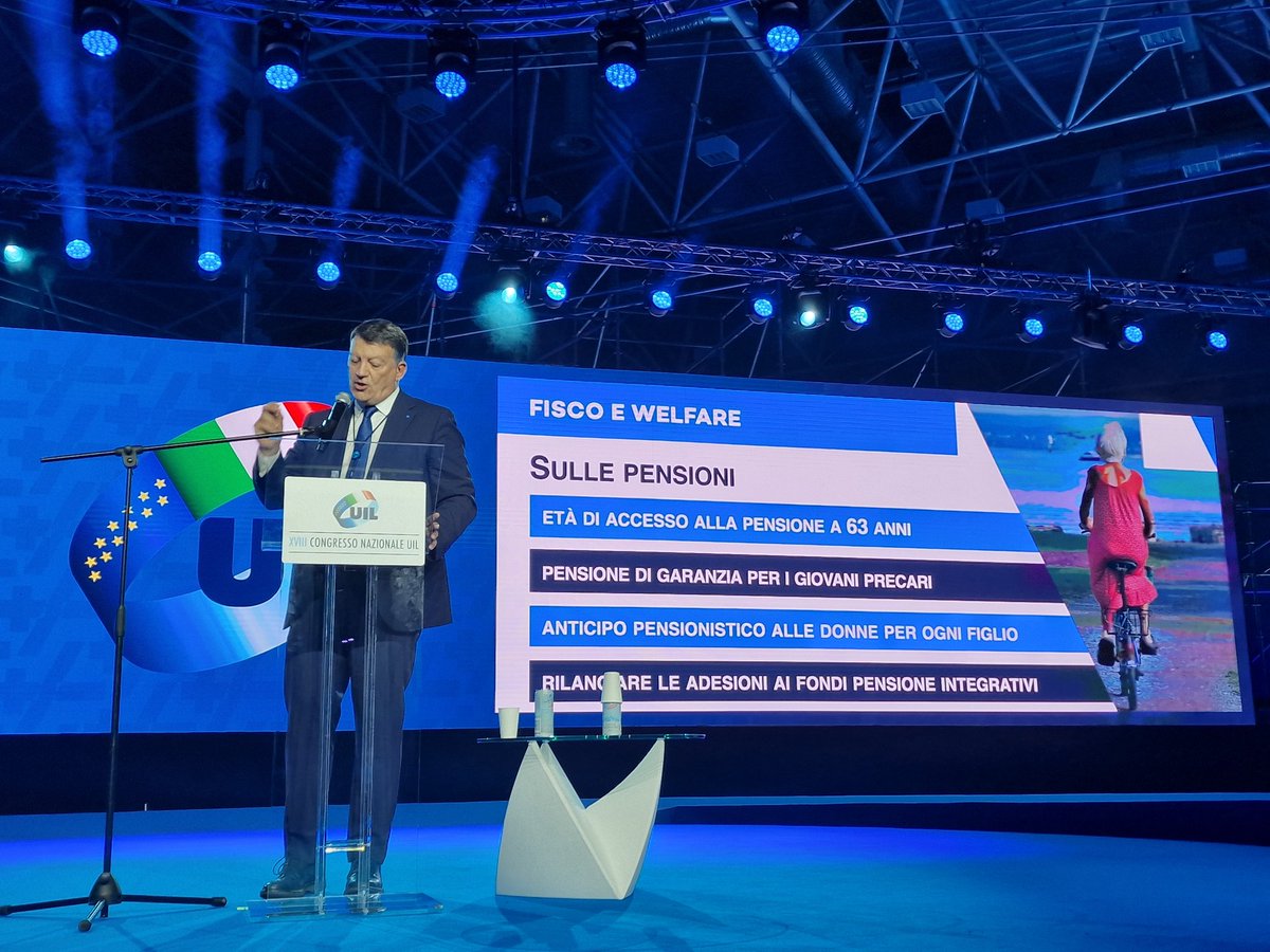 UILofficial's tweet image. #Bombardieri: bisogna pensare ad una pensione di garanzia dei giovani e valorizzare quella delle donne. Serve, finalmente, fare chiarezza e sui conti previdenziali separando la spesa per pensioni da quella assistenziale. 
@PpBombardieri #piùdirittimenodisuguaglianze