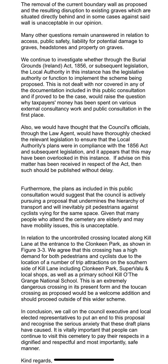 CallieCrawleySF's tweet image. I am against the proposal from @dlrcc to create a cycle way through #DeansgrangeCemetery 

@DLSINNFEIN and I have sent in our submission in opposition.We call on the council exec/local elected reps to put an end to this proposal and recognise the hurt that these plans have caused
