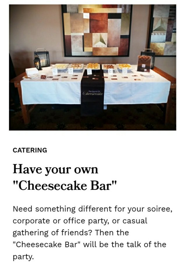 CheesecakeSound's tweet photo. Contact #TheSoundOfCheeeecake today for your #CheesecakeBar 

For all info and meet the cast: https://t.co/ZVJTp7aayR

#Events #BabyShowers #Weddings #PrivateEvents and more! https://t.co/xYFiuzWkAH